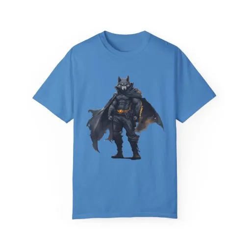 Heroic Wolf T-Shirt | Unisex Garment-Dyed Tee for Animal Lovers & Comic Fans - Image 33