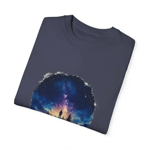 Galactic Night Unisex Garment-Dyed T-Shirt - Cosmic Adventure Tee - Image 10