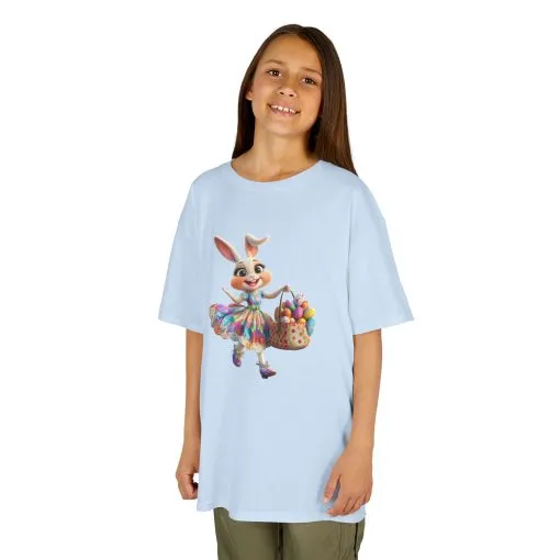 Easter Bunny Kids Tee - Cute Cotton T-Shirt for Spring Celebrations - Image 18