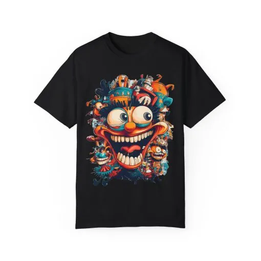 Whimsical Clown Graphic Unisex T-Shirt - Fun and Playful Design for Festivals and Everyday Wear - Image 17