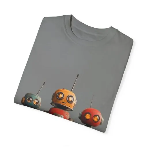 Vintage Robot Graphic Unisex T-shirt - Perfect for Tech Lovers - Image 18