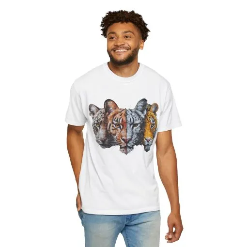 Wildlife Fusion Unisex Garment-Dyed T-Shirt - Image 8