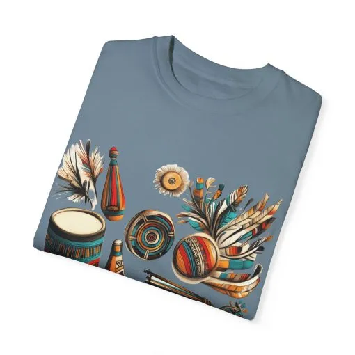 Unisex Garment-Dyed T-Shirt with Vibrant Musical Design | Perfect for Music Lovers & Festivals - Image 42