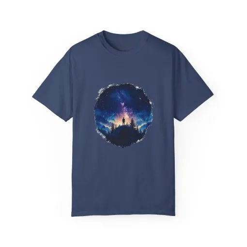 Galactic Night Unisex Garment-Dyed T-Shirt - Cosmic Adventure Tee - Image 17