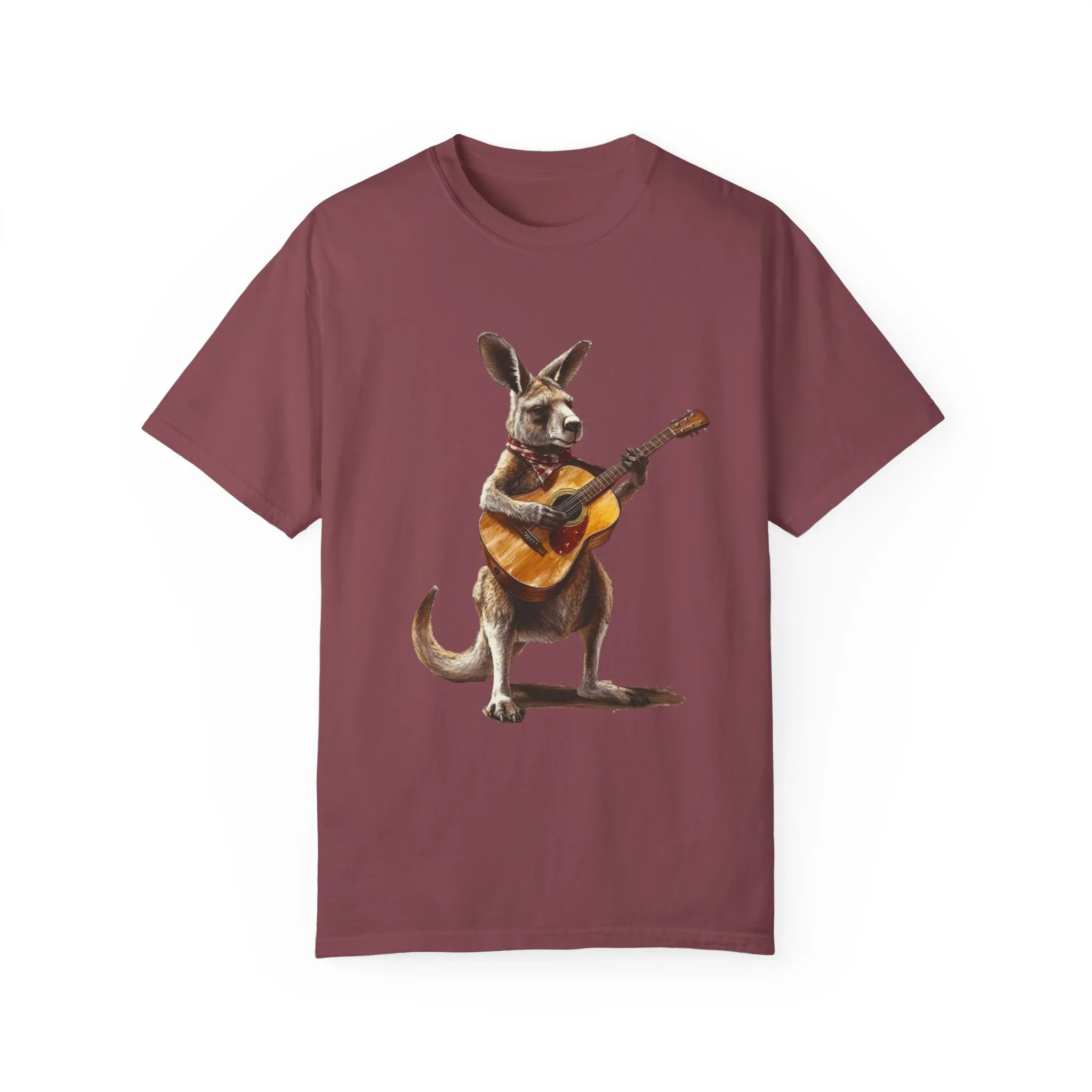 Funny Kangaroo Playing Guitar Unisex T-shirt - Image 45