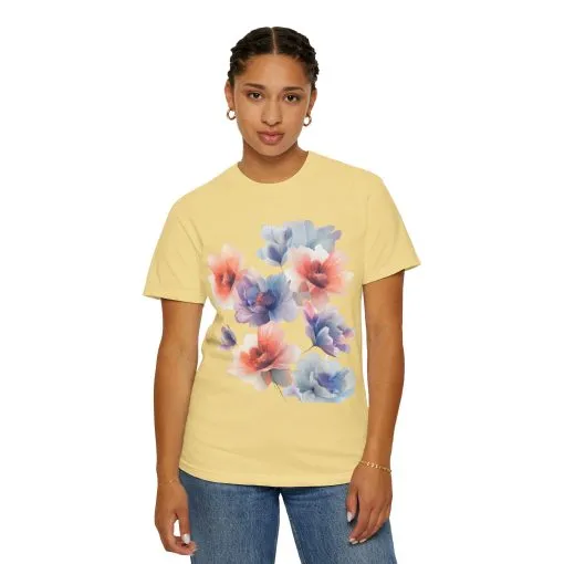 Floral Print Unisex T-Shirt - Perfect for Spring and Casual Occasions - Image 15