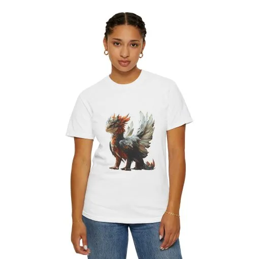 Mythical Creature Unisex Garment-Dyed T-Shirt - Perfect for Fantasy Lovers - Image 8