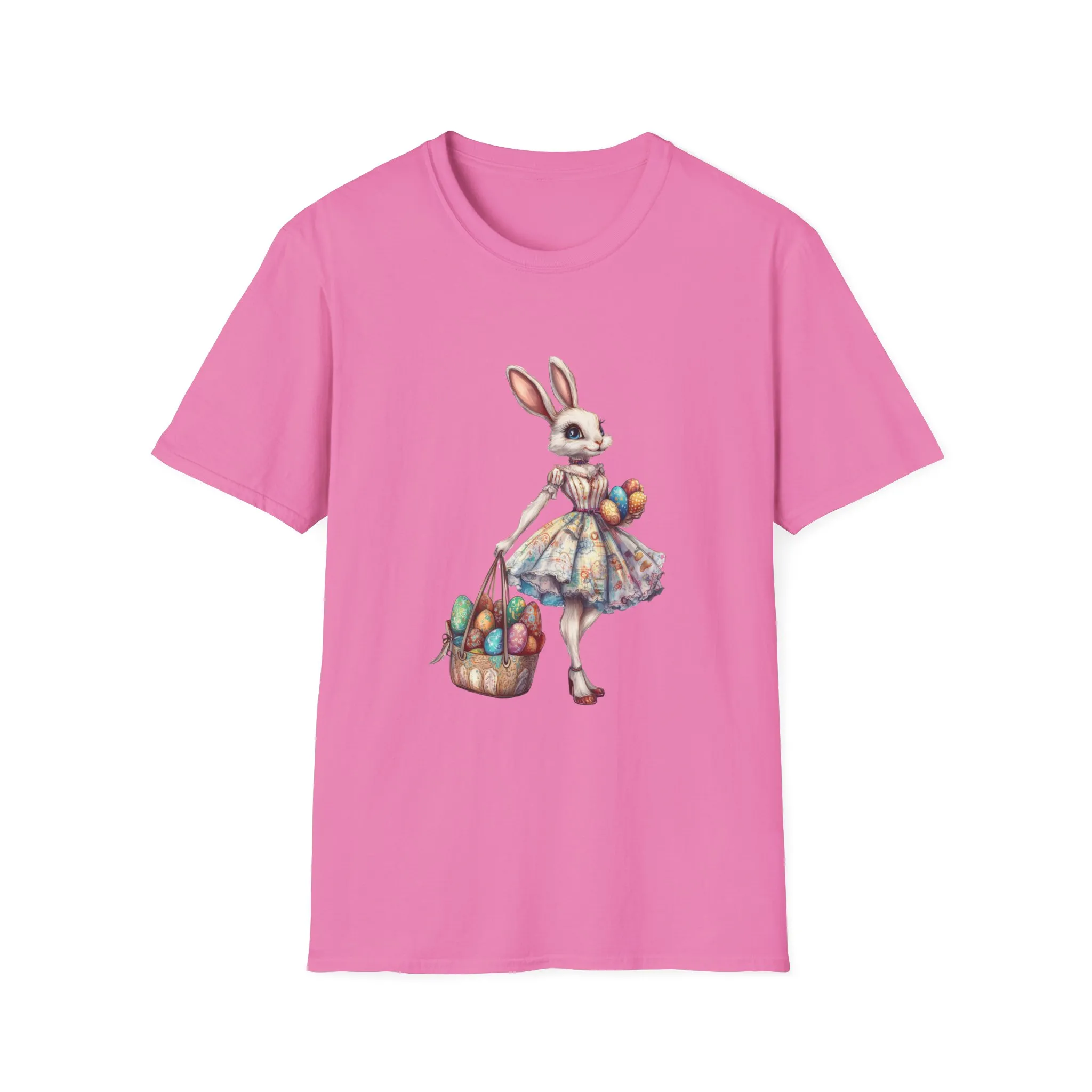 Easter Bunny Softstyle Unisex T-Shirt - Cute Spring Design for Holiday Celebrations - Image 46