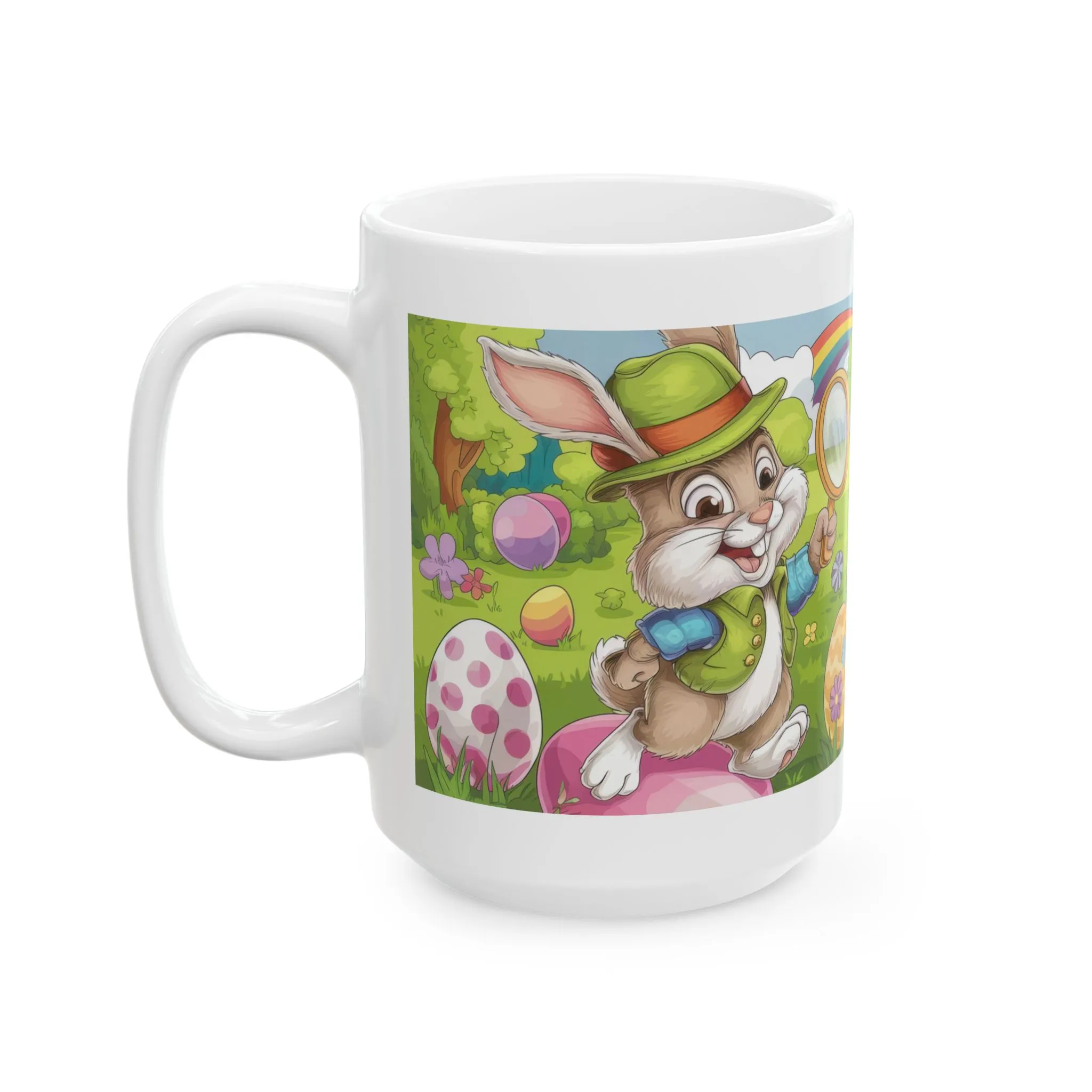 Easter Bunny Ceramic Mug - Colorful Spring Design for Holiday Celebrations - Image 7