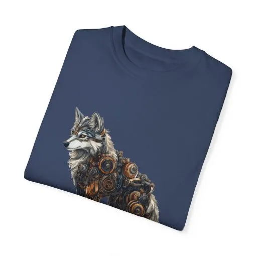 Mechanical Wolf Unisex T-Shirt - Unique Graphic Tee for Animal Lovers - Image 27