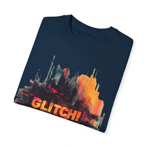 Trendy Unisex ‘GLITCH!’ T-Shirt - Vibrant Streetwear Inspired Tee - Image 26