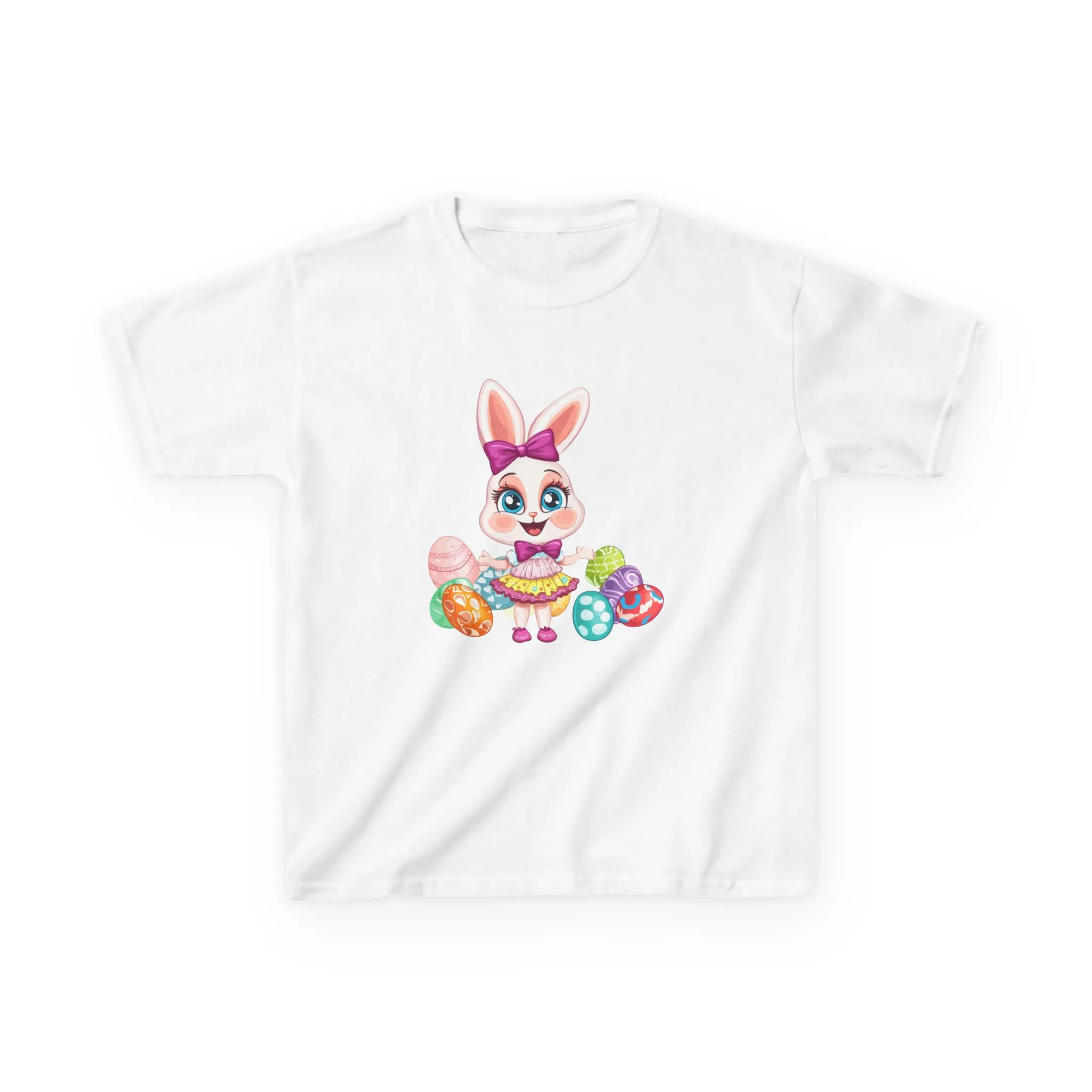 Easter Bunny Kids Tee - Cute Cotton T-Shirt for Spring Celebrations - Image 2
