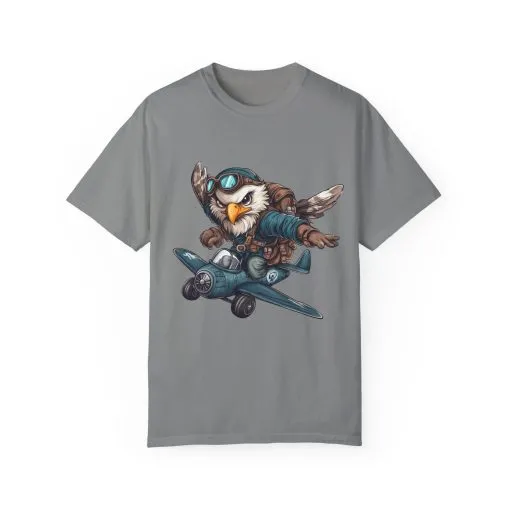 Adventure Owl Unisex Garment-Dyed T-Shirt - Perfect for Flyers and Animal Lovers - Image 21