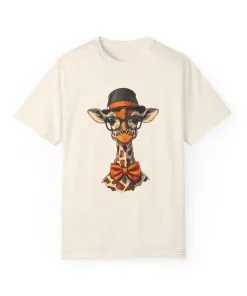 Stylish Giraffe Graphic Unisex T-Shirt - Fun and Trendy Apparel for Animal Lovers