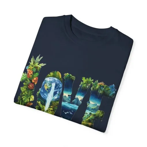Garment-Dyed Love T-Shirt | Nature-Inspired Unisex Tee - Image 34