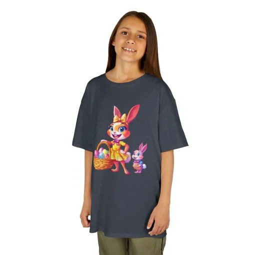 Easter Bunny Kids Tee - Cute Cotton T-Shirt for Spring Celebrations - Image 27