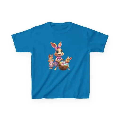 Easter Bunny Kids Tee - Cute Rabbit Design for Spring Celebrations - Image 13