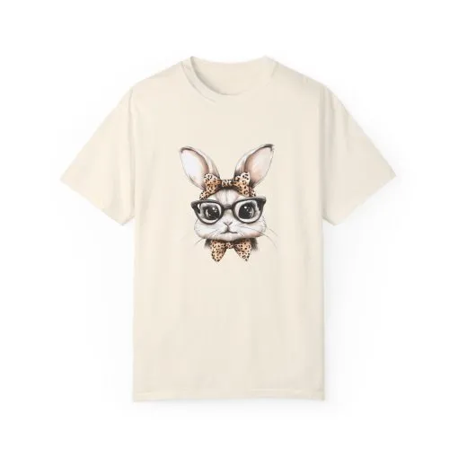 Chic Bunny Graphic T-Shirt - Stylish Unisex Tee for Animal Lovers - Image 16