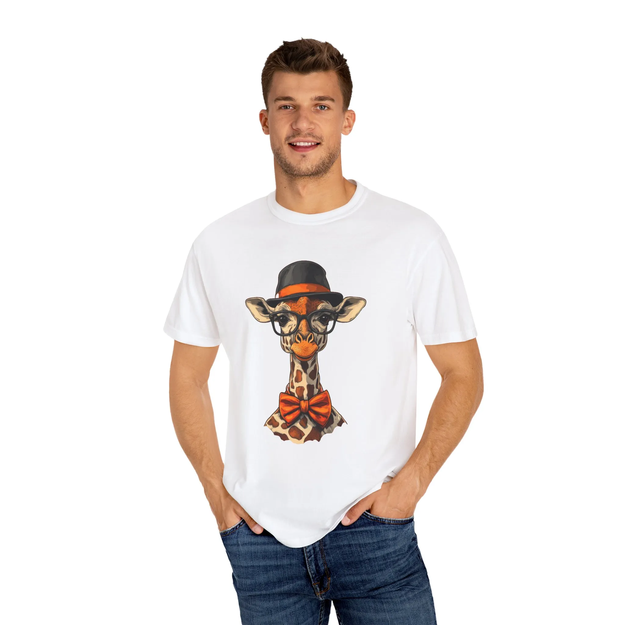 Stylish Giraffe Graphic Unisex T-Shirt - Fun and Trendy Apparel for Animal Lovers - Image 7