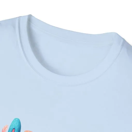 Happy Easter Unisex Softstyle T-Shirt - Fun Spring Bunny Design - Image 27