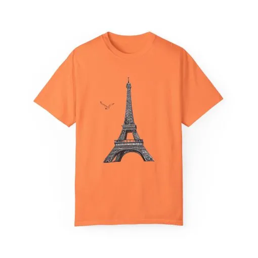 Eiffel Tower Graphic Unisex T-Shirt - Parisian Style Tee - Image 9