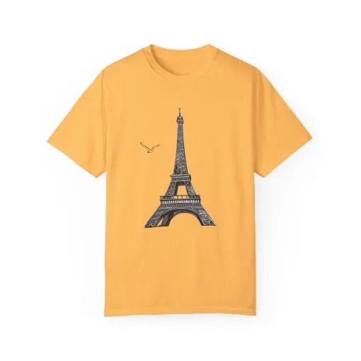 Eiffel Tower Graphic Unisex T-Shirt - Parisian Style Tee - Image 13