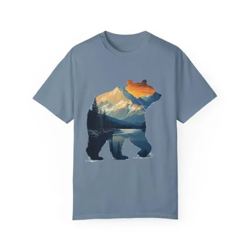 Mountain Bear Graphic T-Shirt | Nature Lover Apparel - Image 25