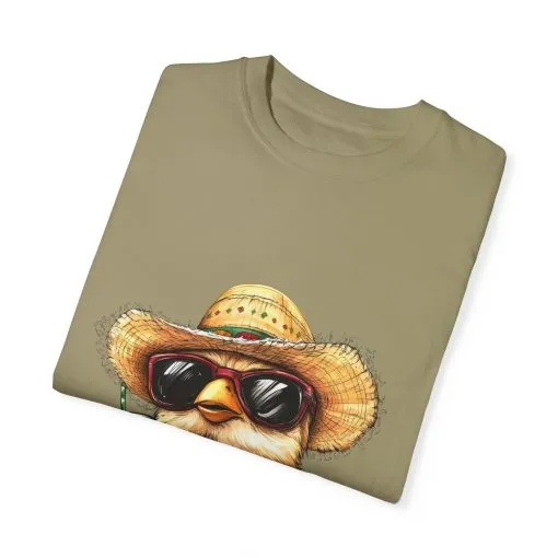 Funny Beach Bird T-Shirt - Unisex Garment-Dyed Summertime Tee - Image 14
