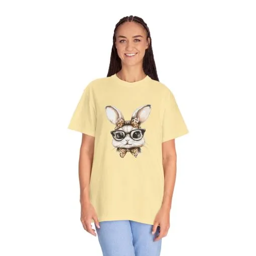 Chic Bunny Graphic T-Shirt - Stylish Unisex Tee for Animal Lovers - Image 23
