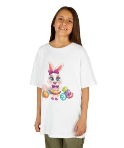 Easter Bunny Kids Tee - Cute Cotton T-Shirt for Spring Celebrations