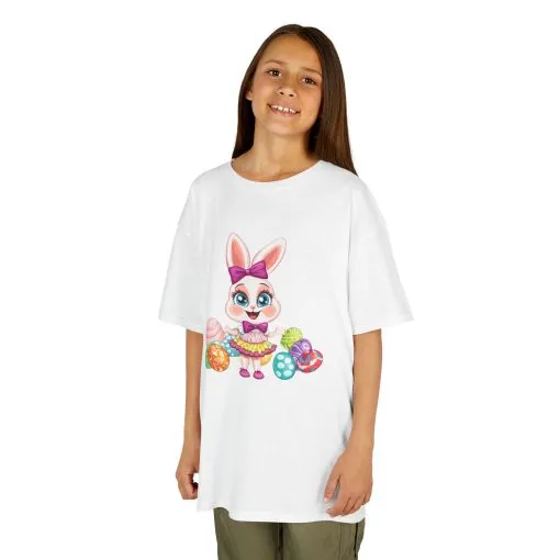 Easter Bunny Kids Tee - Cute Cotton T-Shirt for Spring Celebrations