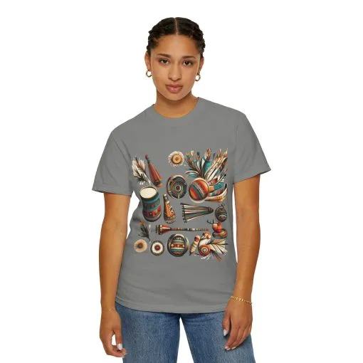 Unisex Garment-Dyed T-Shirt with Vibrant Musical Design | Perfect for Music Lovers & Festivals - Image 40