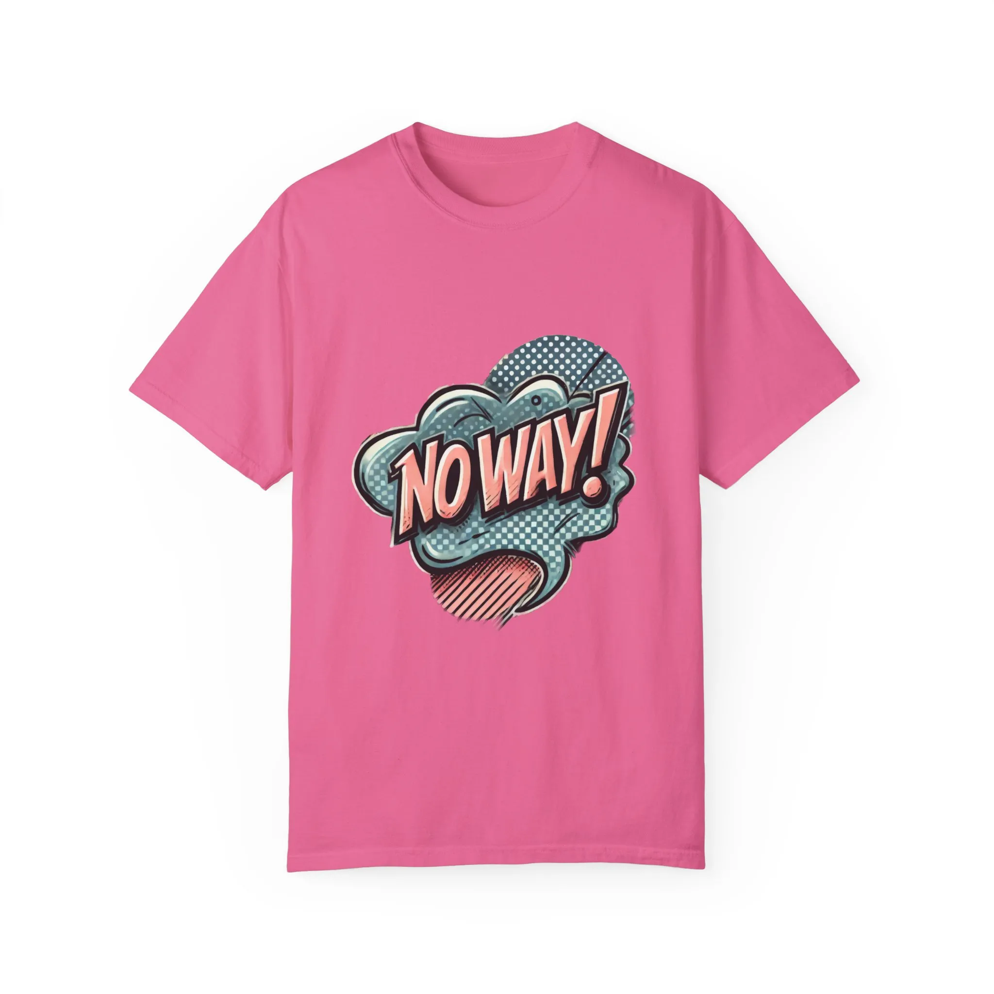 'No Way!' Graphic Tee - Unisex Garment-Dyed T-Shirt for Casual Vibes - Image 33
