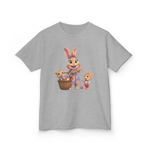 Easter Bunny Kids Tee - Fun and Colorful Heavy Cotton™ Shirt for Spring Celebrations - Image 11