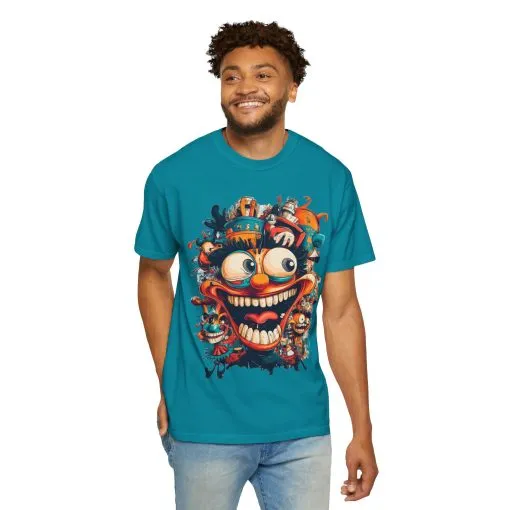 Whimsical Clown Graphic Unisex T-Shirt - Fun and Playful Design for Festivals and Everyday Wear - Image 12