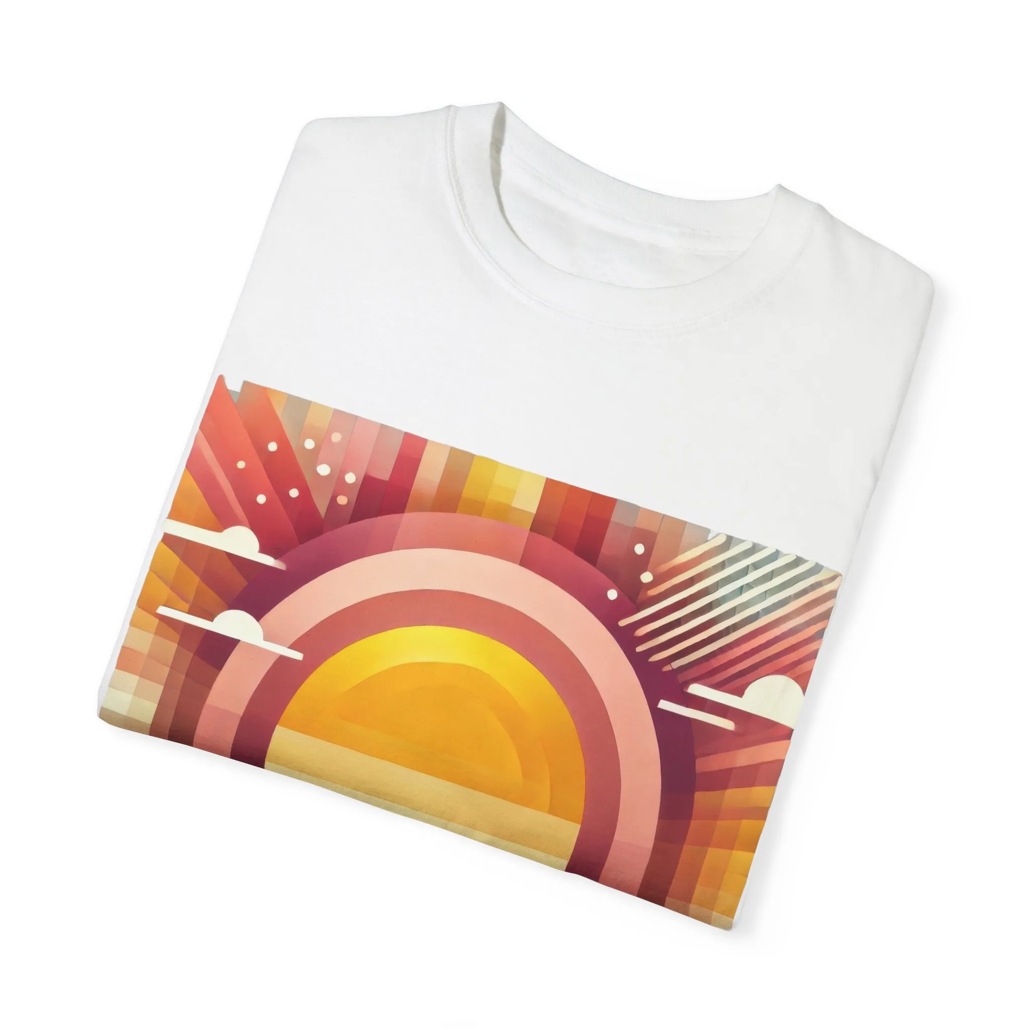 Retro Sunset Unisex T-Shirt - Beach Vibes Tee for Summer Adventures - Image 6