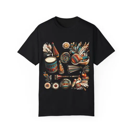 Unisex Garment-Dyed T-Shirt with Vibrant Musical Design | Perfect for Music Lovers & Festivals - Image 45