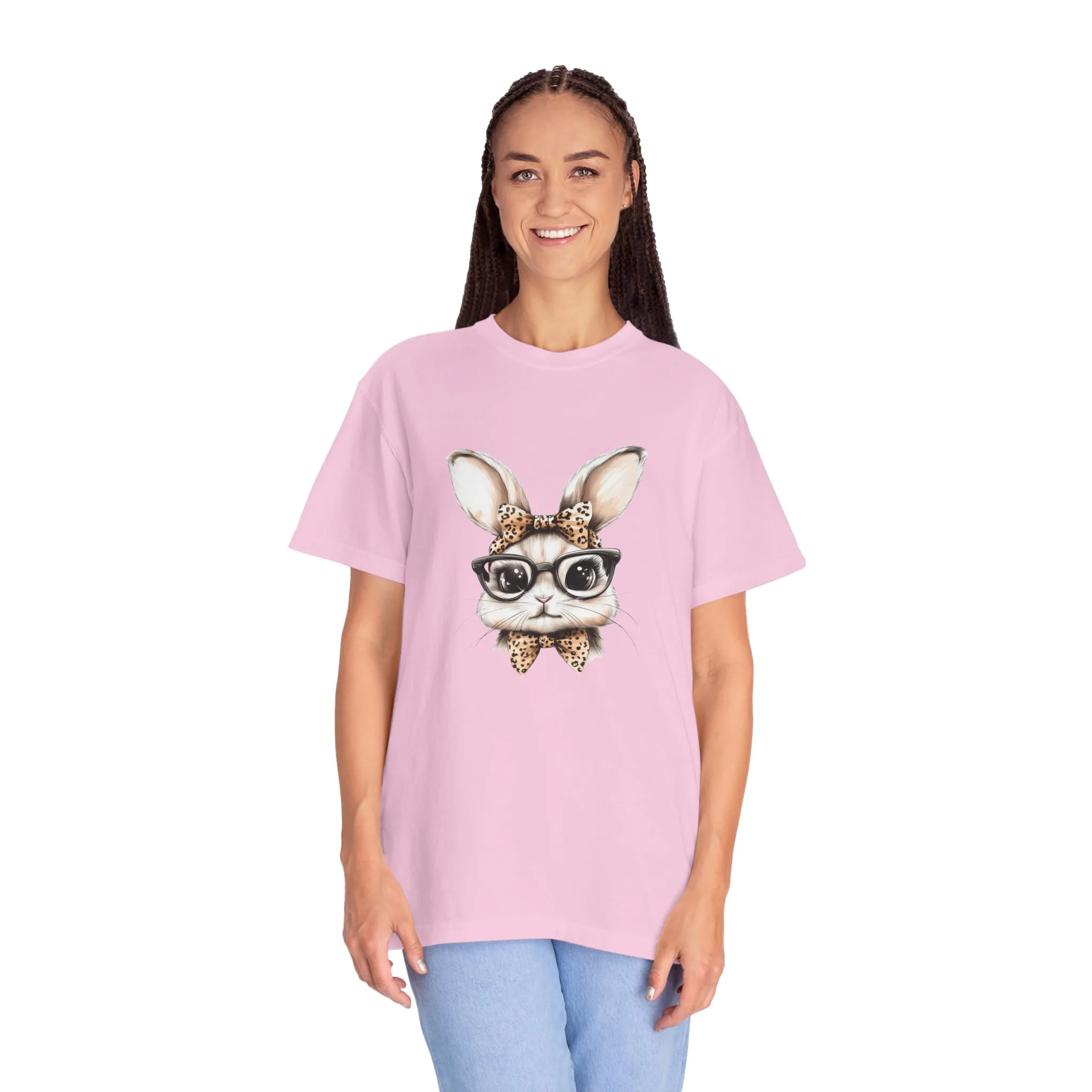 Chic Bunny Graphic T-Shirt - Stylish Unisex Tee for Animal Lovers - Image 3