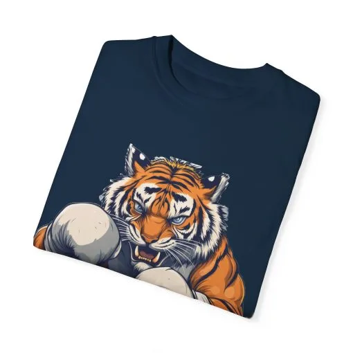 Fierce Tiger Graphic Unisex T-Shirt - Bold Boxing Design - Image 41