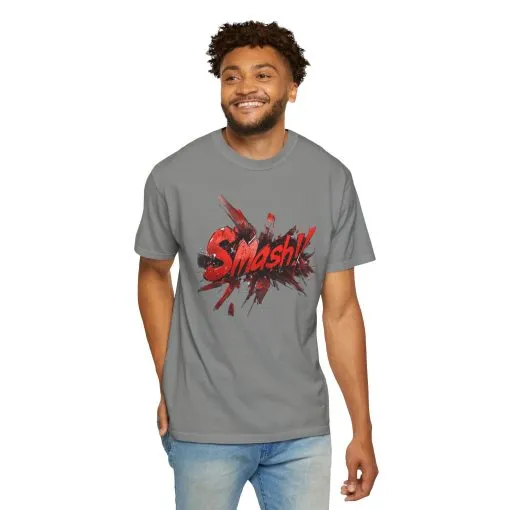 Unisex Smash Graphic T-Shirt – Trendy Casual Wear for Game Lovers - Image 4