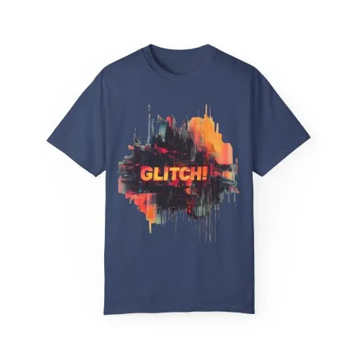 Trendy Unisex ‘GLITCH!’ T-Shirt - Vibrant Streetwear Inspired Tee - Image 29