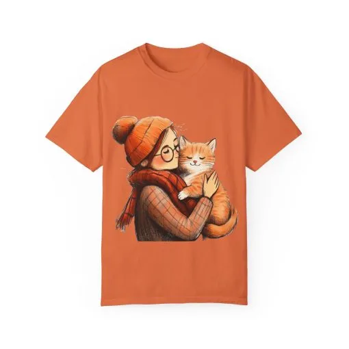 Elegantly Flowing Dance Silhouette Unisex Garment-Dyed T-Shirt