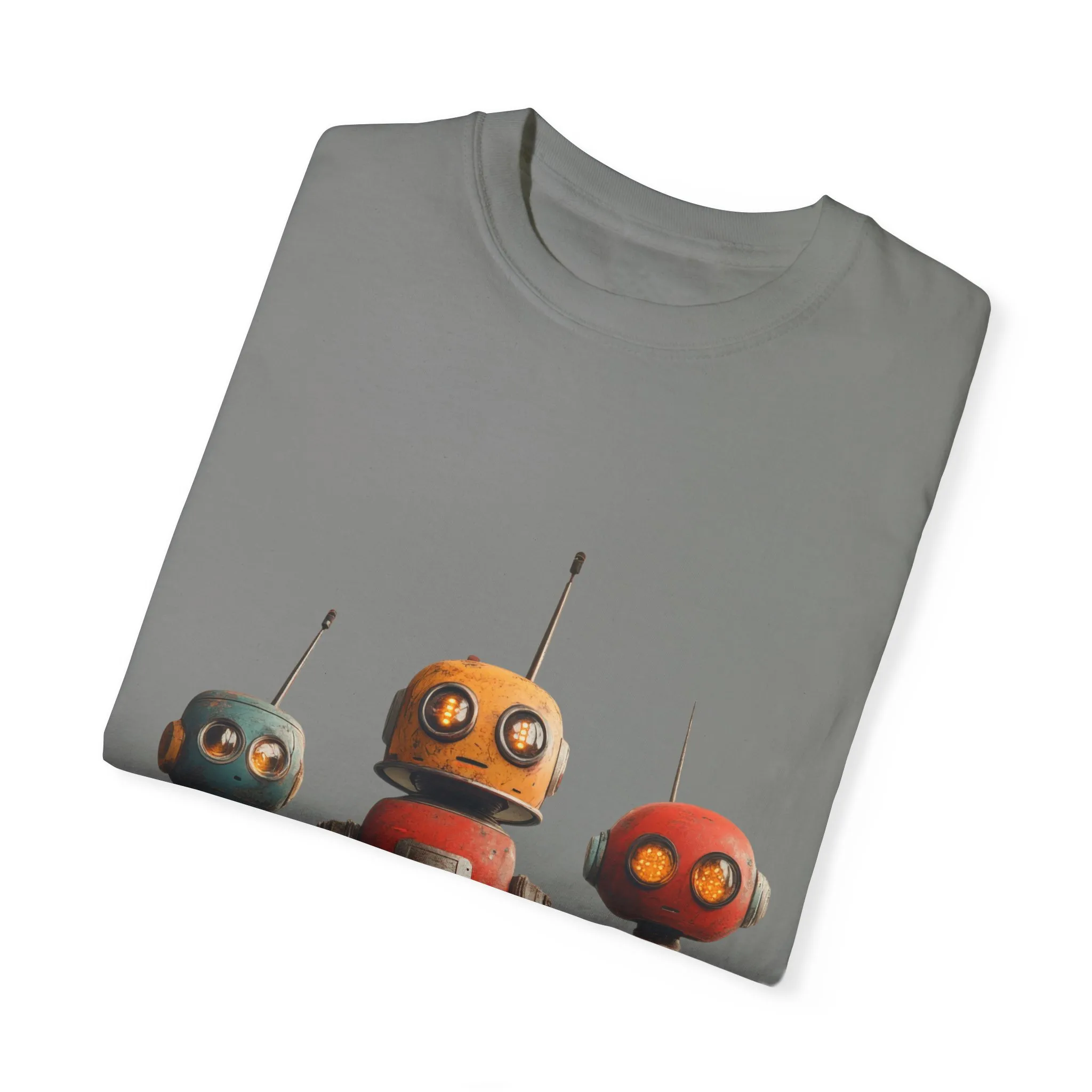 Vintage Robot Graphic Unisex T-shirt - Perfect for Tech Lovers - Image 3