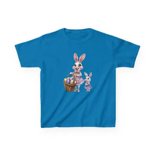 Easter Bunny Kids Tee - Adorable Rabbit Design for Spring Celebrations - Image 19