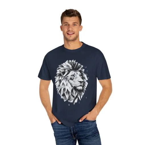 Geometric Lion Unisex T-shirt - Bold, Artistic Design for Animal Lovers - Image 23