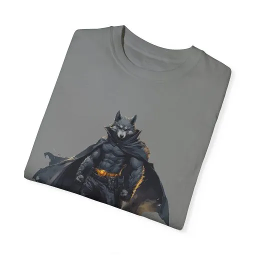 Heroic Wolf T-Shirt | Unisex Garment-Dyed Tee for Animal Lovers & Comic Fans - Image 10