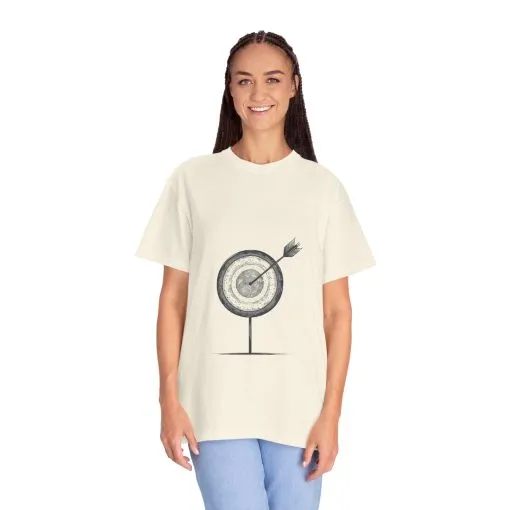 Unisex Garment-Dyed T-Shirt - Target Design for Archery Lovers - Image 8