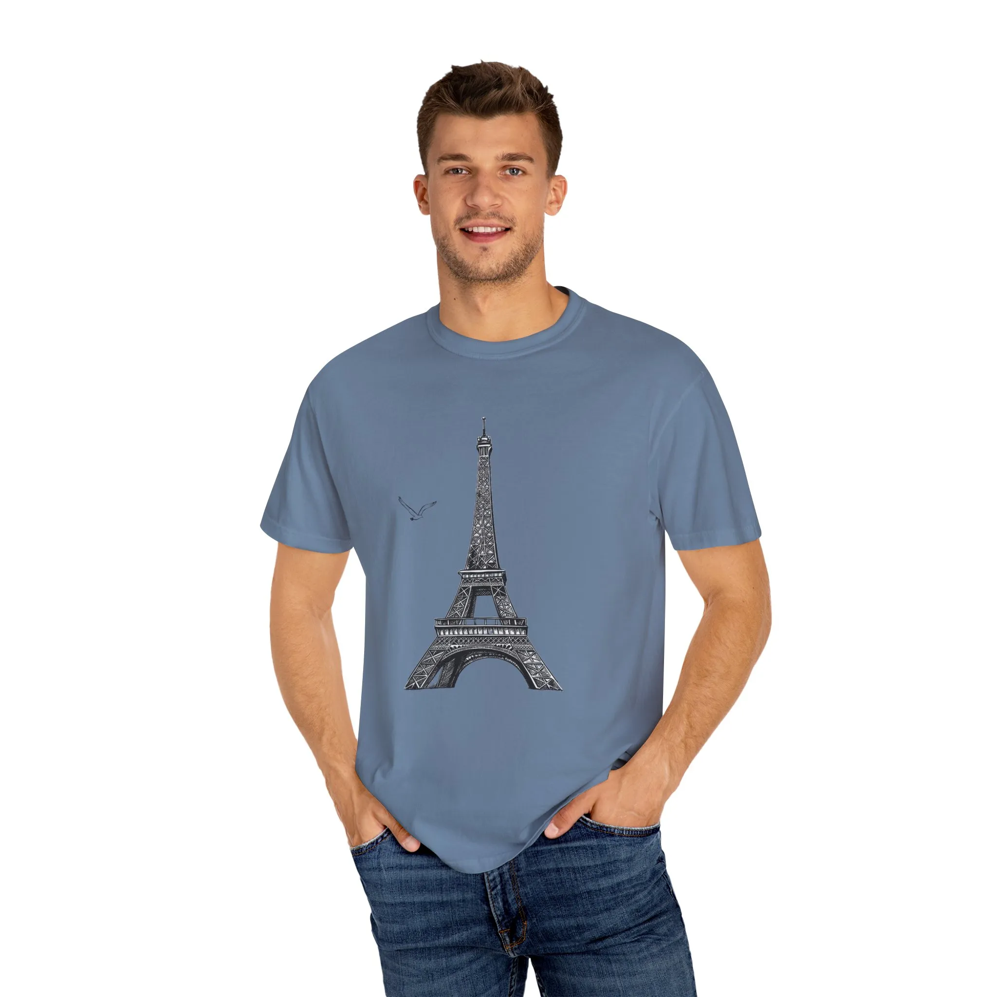 Eiffel Tower Graphic Unisex T-Shirt - Parisian Style Tee - Image 23
