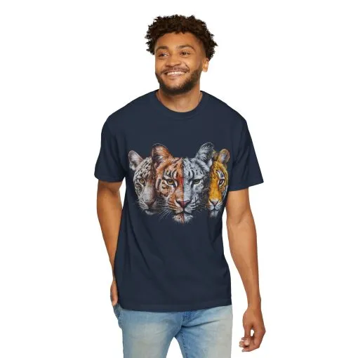 Wildlife Fusion Unisex Garment-Dyed T-Shirt - Image 48