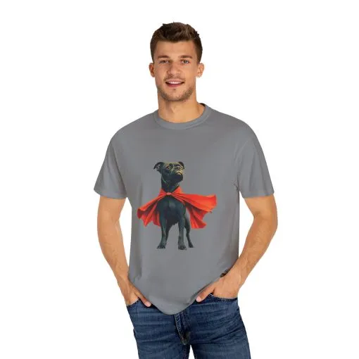 Hero Dog Unisex Garment-Dyed T-Shirt - Fun Pet Lover Tee - Image 3